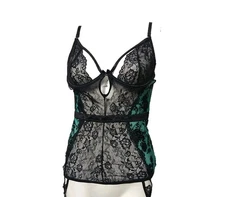 Seven Til Midnight Women's Size Large Lingerie NWOT Garter Belt Adjustable 