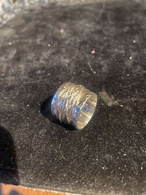 Rare Find Solid Silver Ring Size o