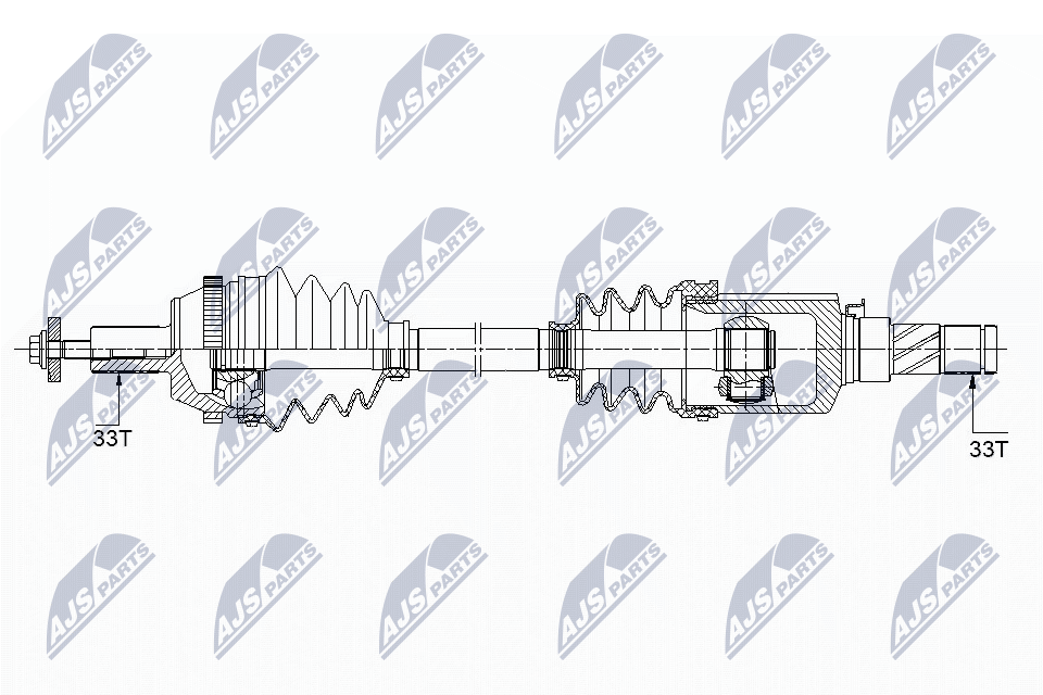 Nty Driveshaft For Smart Fortwo 0.8Cdi, 1.0 07- /Rear,Right - Image 11
