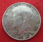 1964 (P) Kennedy Silver Half Dollar - Circulated - Actual Coin O41