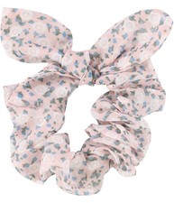 American Eagle Womens Floral Knot Hair Scrunchie, Pink