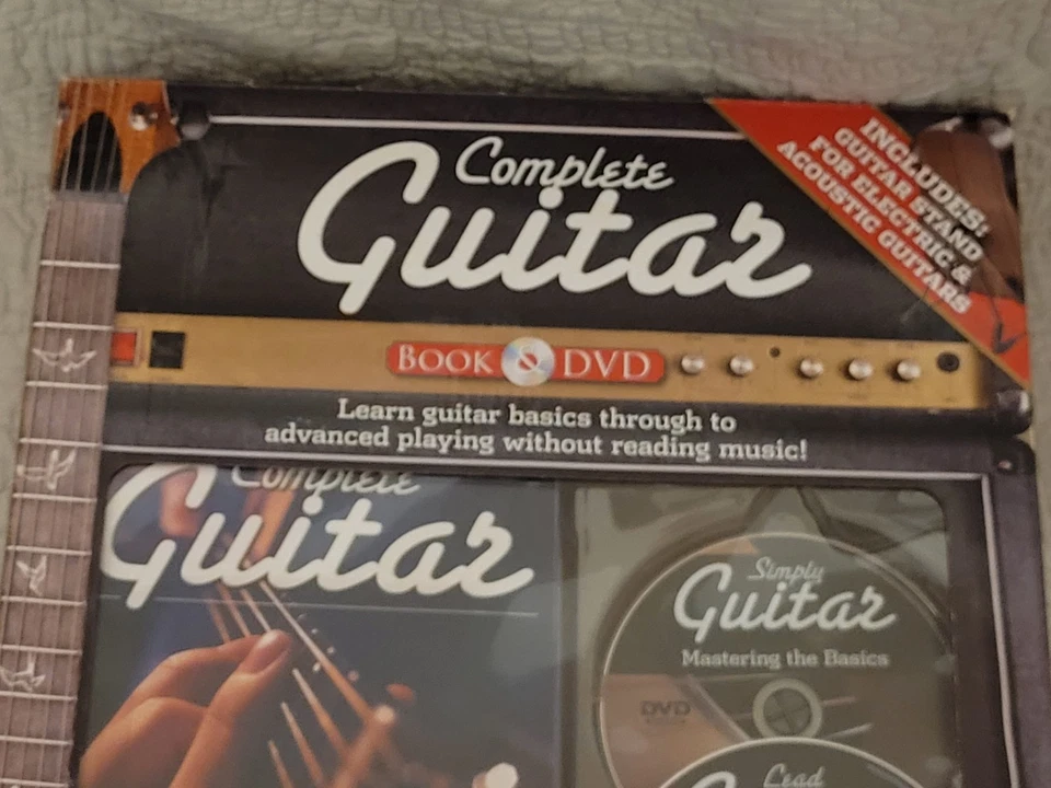 Hinkler Complete Guitar Book & DVD + Guitar Stand Learn How To Play Guitar New - Image 2 of 4