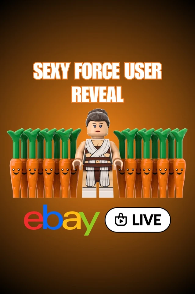Sexy Force User Reveal - Individuell bedruckte Minifiguren & Teile🥕
