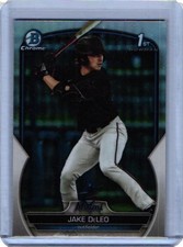 2023 Bowman Draft Chrome JAKE DELEO Refractor 1st #BDC-158 Miami Marlins