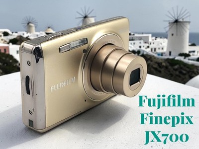 FUJIFILM FinePix JX700 Gold 16.0MP Compact Digital Camera [Exc-] From Japan 528C