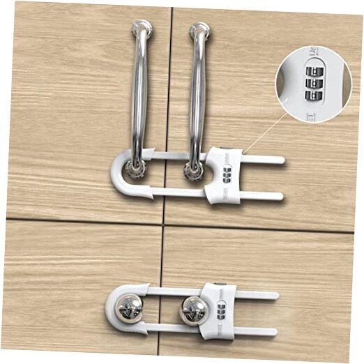 PACK Child Proof Sliding Cabinet Door Code Locks Baby Safety