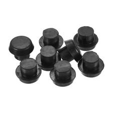 8Pcs Billiard Cue Bottom Cover Billiard Cue Rubber Plug Protection Pad