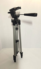 Universal Aluminum Camera Tripod Adjustable Pan Tilt Head Quick Release Plate