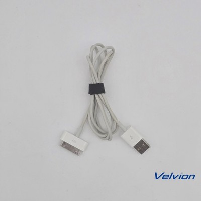 USB Dock 30 Pin Data Cable White Good   For iPhone 3G 3GS 4 4S iPad iPod Genuine