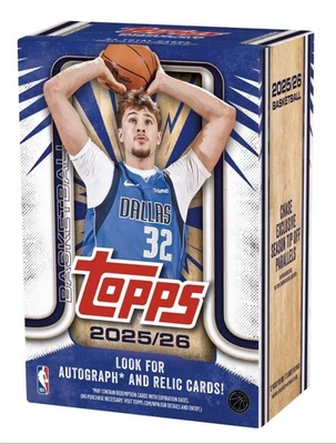 NEW🔥🔥2025/26 TOPPS BLASTER BOX (84 Cards) NBA Basketball Brand New Sealed QTY