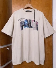NWT Palm Angels wish You Were Here Sign distressed Graphic T Shirt Size XXL $470