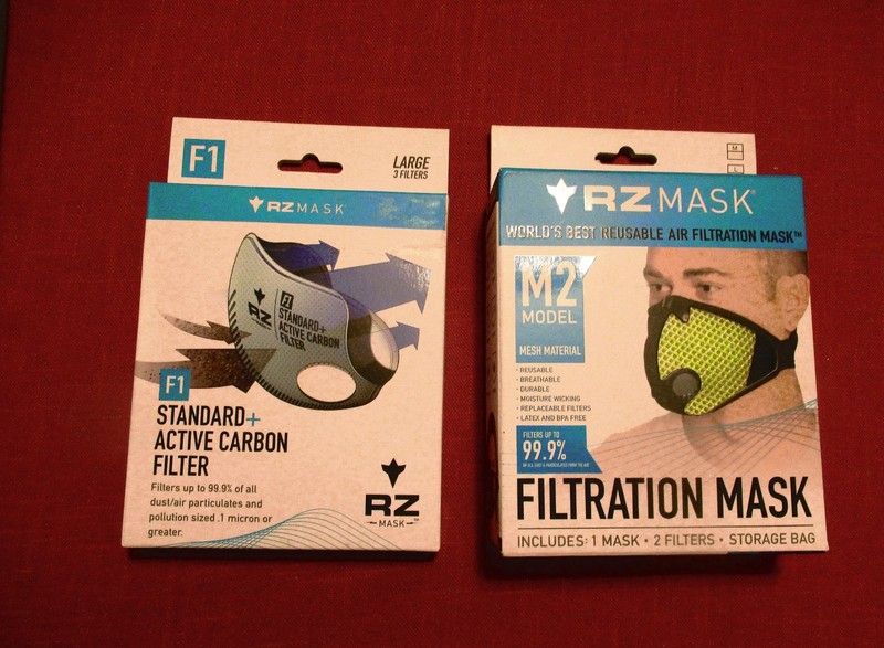 RZ Mask M2 Model Large Safety Green Multi-Purpose Air Filtration Mesh 2 Filters