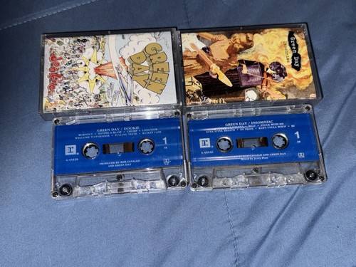 GREEN DAY DOOKIE 1994 & INSOMNIAC 1995 - 1st RELEASES - CASSETTE TAPE LOT - Picture 4 of 7