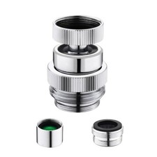 360 Swivel Tap Adapter Multi Thread Faucet to Garden Hose Connector Kit for Sink