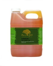 32 oz Premium Liquid Gold Lanolin Oil USP Grade Pure  Organic Skin Nails Health