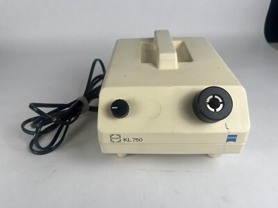 Leica Schott KL 750 Fiber Optic Light Source Illuminator W/New Bulb