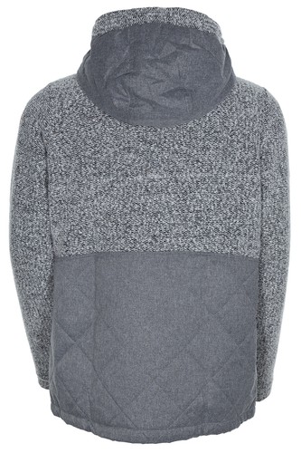 Chaqueta De Forro Polar Torstai Biella Para Mujer Con Capucha Gris Talla 42 - Picture 4 of 6