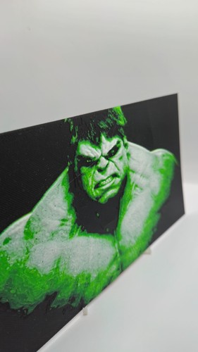 Incredible Hulk Poster – Epic Homemade 3D Wall Art for Marvel Fans - Picture 2 of 5