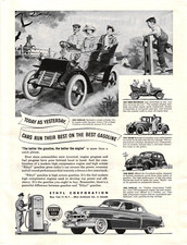1952 Print Ad Ethyl Corporation Cars Through the Ages