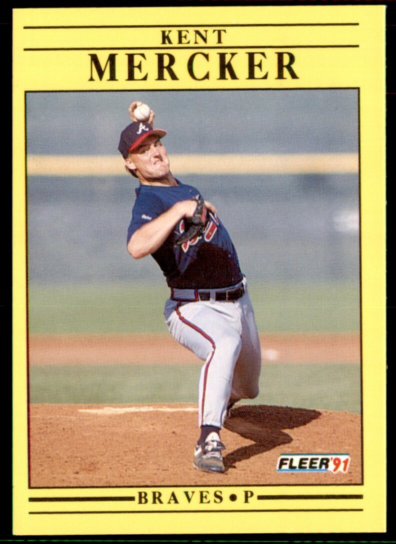 1991 Fleer Update Kent Mercker Atlanta Braves #U-74