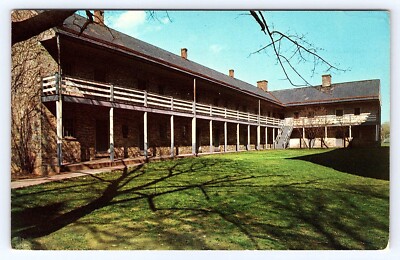 Vintage Postcard Maryland, Colonial Barracks, Frederick, M.D. c1960