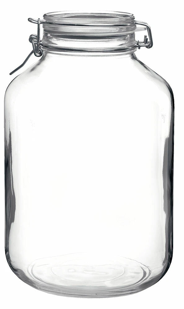 Bormioli Rocco 5L Swing Top Large Glass Fido Canning Jar