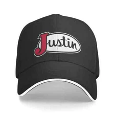 Justin Boots Edition Design Baseball Cap -  Adjustable Hip Hop Hat