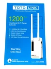1200Mbps 11AC Wireless Range Extender WiFi Repeater Wall Plug-in WPS Easy Setup