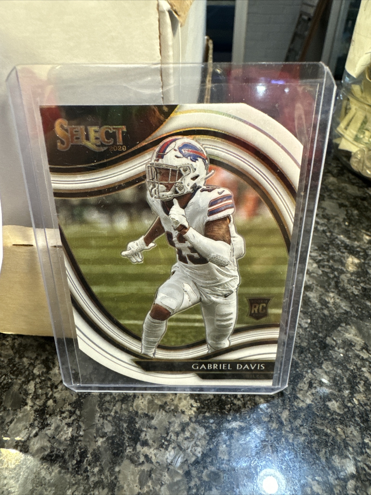 Gabriel Davis Rookie White Field Level Die Cut No. 382 RC 2020 Select