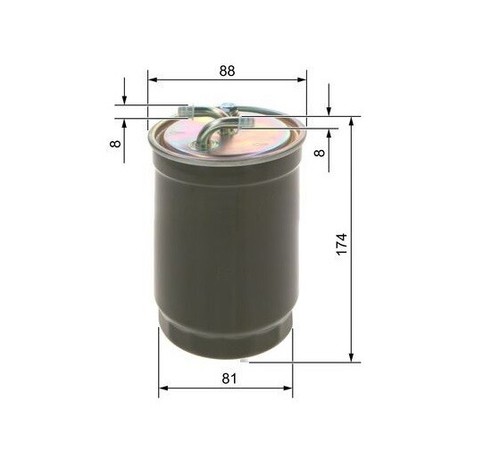 Filtro de combustible Bosch para Honda Civic Accord V VI VII 2.0 TDi MG ZR ZS Rover 25 45 - Imagen 4 de 5