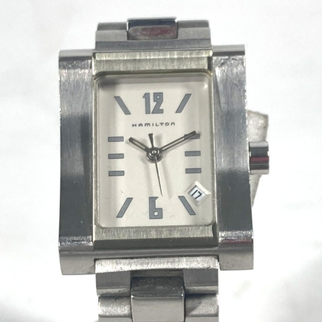 Hamilton Gramercy Watch Quartz 21mm Women Silver Dial Swiss Made 