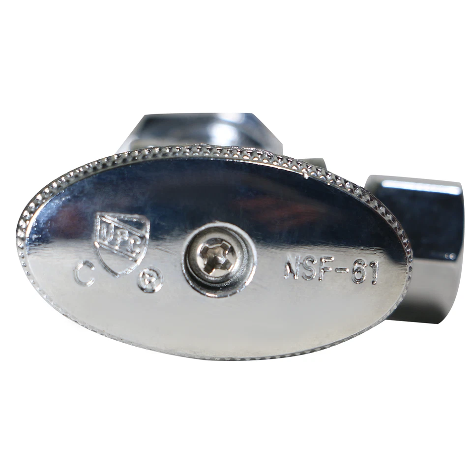 100) XFITTING 5/8 «x 3/8» OD сжатия угол стоп-клапан, 1/4 оборота, свинец бесплатно - Изображение 4 из 4