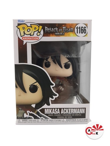 Figurine Pop! Mikasa Ackermann (L'Attaque Des Titans) N°1446 - Neuf, Emballage Non Scellé