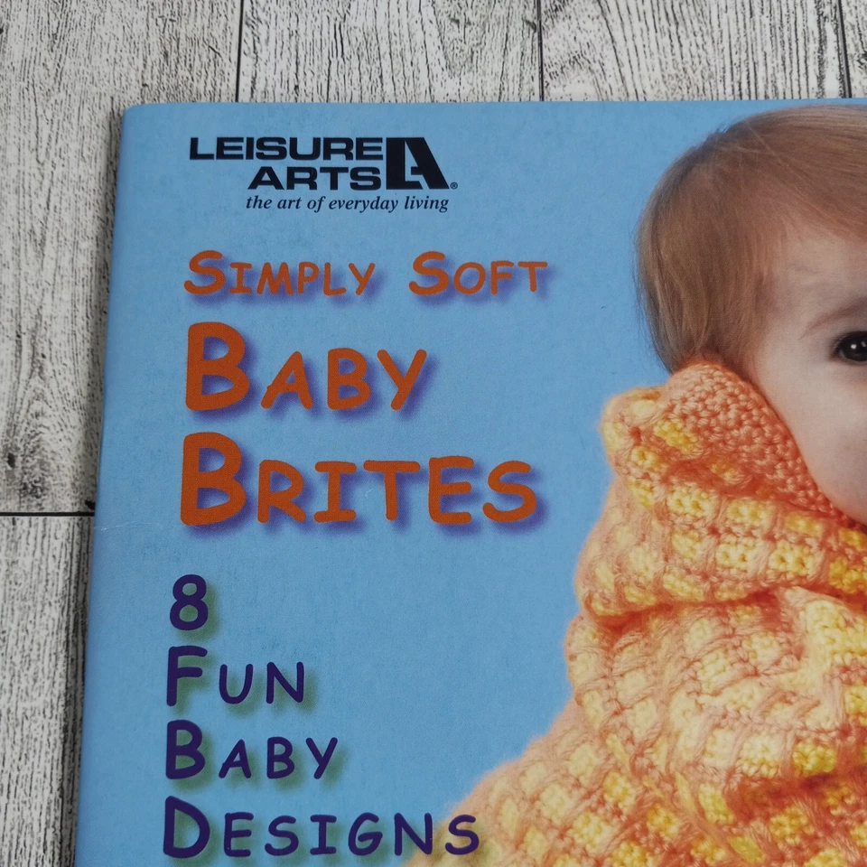 Leisure Arts Simply Soft Baby Brites Sweater Crochet #4100 Hobbies Crafts - Image 4 of 4