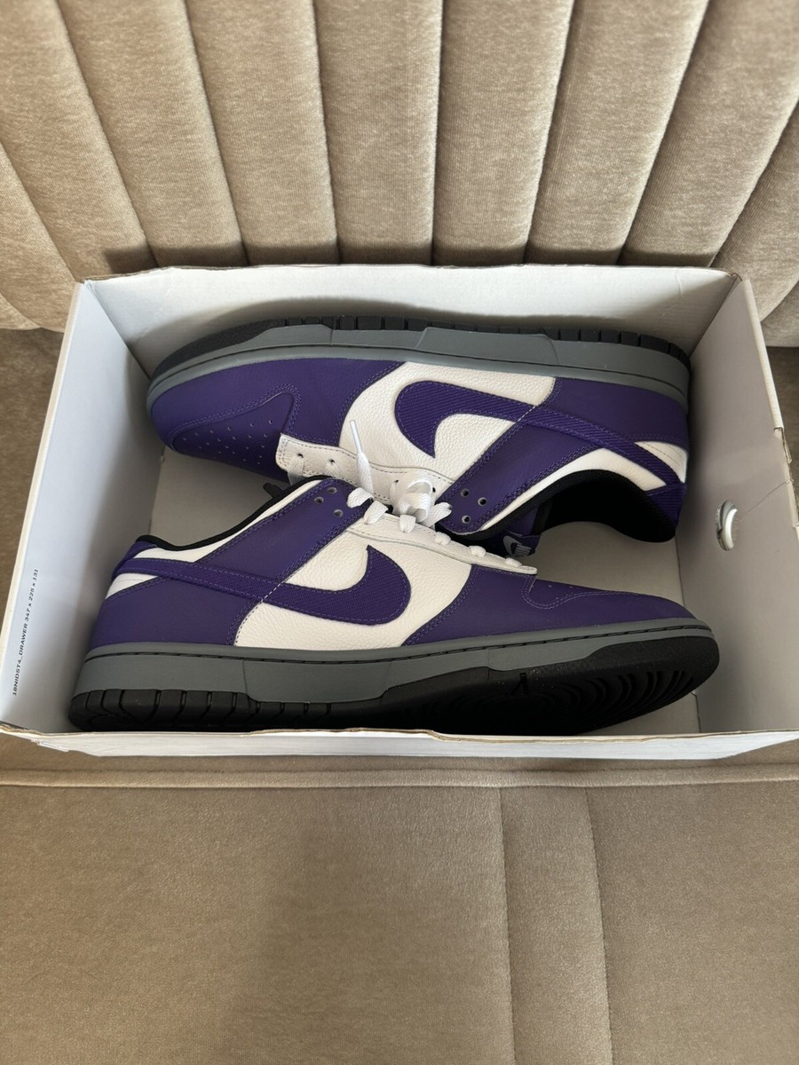 Nike Dunk Low Retro ID By You Black Purple Lobster Design Men Size 10 FN0569-900 Nike Dunk Low Retro ID By You White Purple Black Men Size 10  main image 3