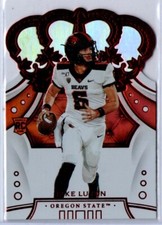 2020 Panini Chronicles Draft Picks Crown Royale Mirror Red Jake Luton #91 Rookie