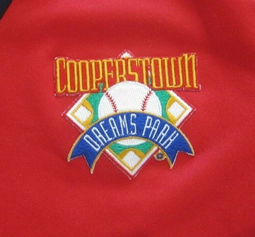 Cooperstown Youth Baseball Jersey Little Majors Red #1 Dreams Park Medium - Picture 2 of 4