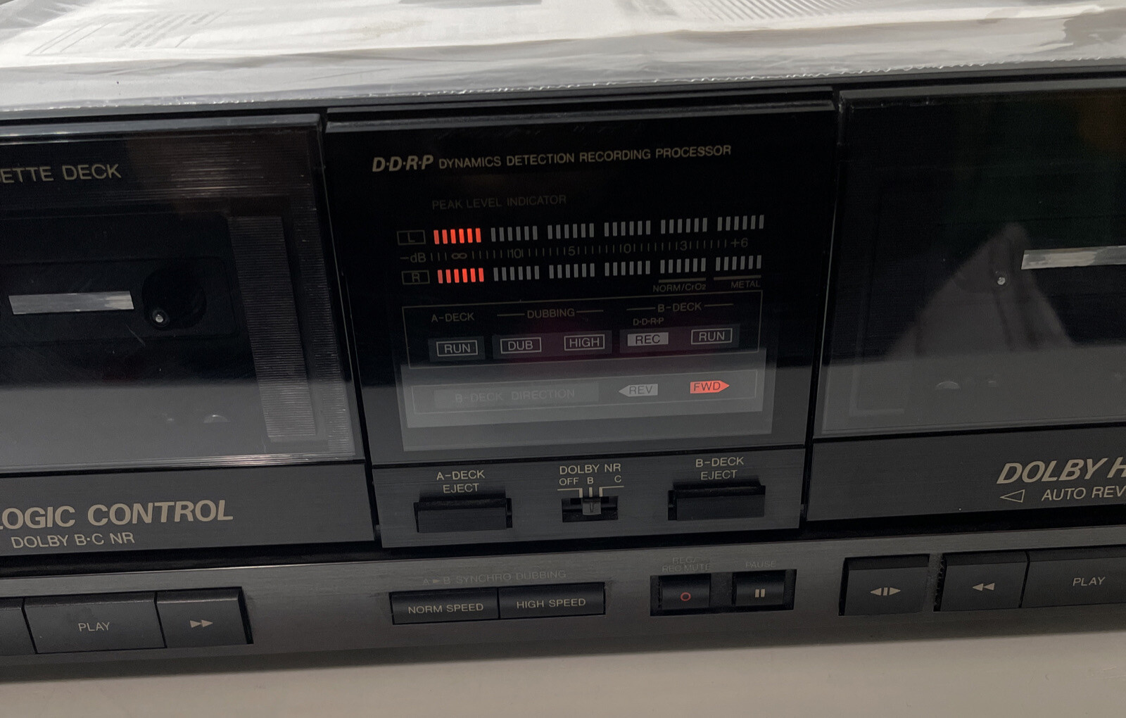 DOUBLE LECTEUR CASSETTE deck technics RS-TR313 EUR 140,00 - FR