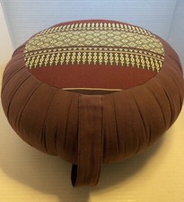 49”Around floor pillow meditation yoga cushion Thai kapok round Pillow 7.5” High