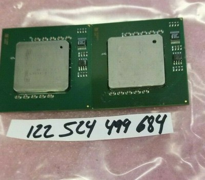 A PAIR OF  Intel Xeon MP   SL8UM     NE80546KF0871MM  SOCKET 604 