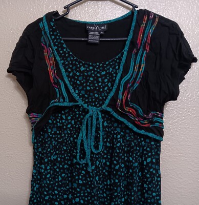 short shrug for maxi dress GOGO Girl - Short-Sleeve Shrug / Sleeveless Maxi A-Line Dress / Arm Sleeves / Set