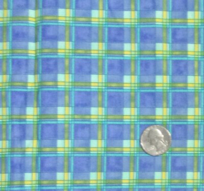 Color Profusion 2000 Susie Robbins P&B Textiles BLUE Cotton Fabric 4 & 1/3 Yds
