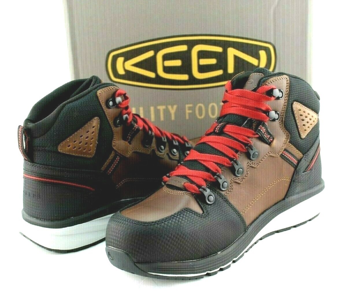 Men\'s Keen Utility Footwear Red Hook Mid Waterproof 10D Workboot New in Box KEEN Utility® Red Hook Men main image 3