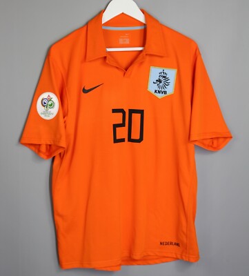 HOLLAND NETHERLAND NATIONAL TEAM 2006/2007/2008 HOME SHIRT NIKE