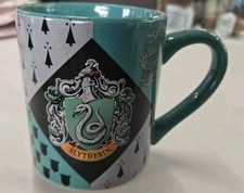 Harry Potter "Slytherin" Crest 14 Oz Green Ceramic Cup Mug Wizard World