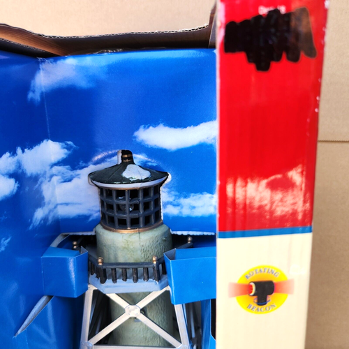 Lemax 2002 Christmas Village Collectibles Rivermouth Lighthouse Rotating Beacon - Picture 4 of 12