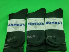 Bombas 3 pairs Unisex Men's or women - bee better Marl calf Socks Size Large   
