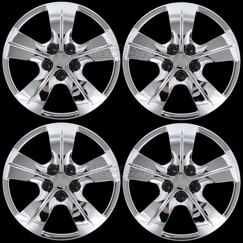 4 Chrome fits 1618 Chevy Cruze L LS 15" Bolt On Wheel Covers Hub Caps