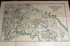 1887 VINTAGE CIVIL WAR MAP OF THE VICINITY OF RICHMOND-ARMY POSITIONS-JUNE 1862