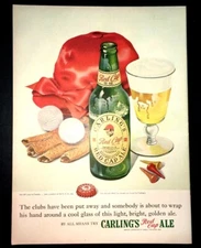Life Magazine Ad CARLING'S RED CAP ALE 1949 Ad